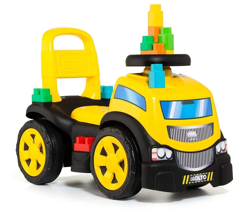 MOLTO | 3-in-1 Runners with Block Set | Run Off-Road Aisles | Safe and Sturdy Kids Toys | Encourages Boys and Girls Development | +10 Months