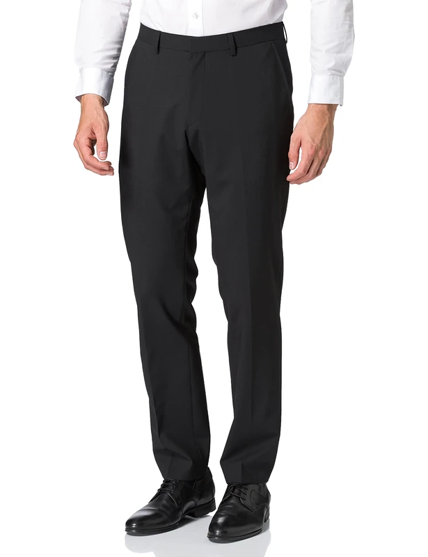 Roy Robson Men's Slim Suit Jacket, Black (Schwarz 1), 102
