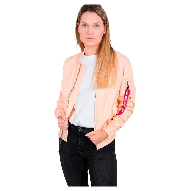 Alpha Industries MA-1 TT bomber jacket for women Apricot
