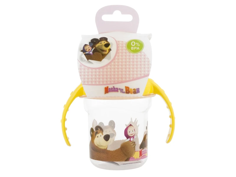 Home 8053400 Set of 12 Masha & Bear Ml230 Silicone Mug Holder Table Decor - Image 1