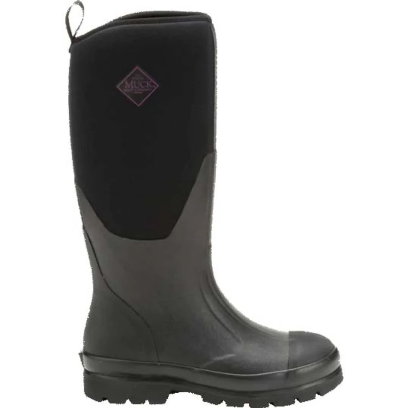 Muck Boots Women's Chore Classic Tall Pull On Waterproof Wellington Boot, Black, 9