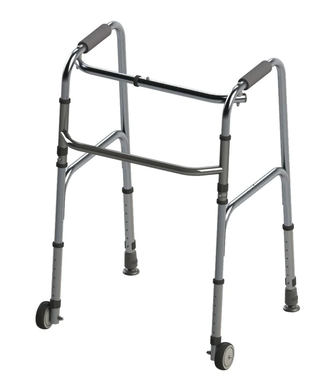 Antar AT02002 Walking Frame with 2 Wheels 2 Feet 2 kg