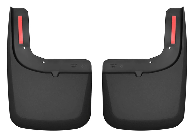 Husky Liners Mud Guards | Front Mud Guards - Black | 58471 | Fits 2017-2022 Ford F-250/F-350 Super Duty w/OEM Fender Flares 2 Pcs