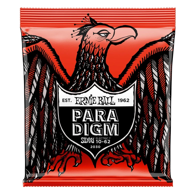 Ernie Ball Skinny Top Heavy Bottom Slinky Paradigm 7-String Electric Guitar Strings - 10-62 Gauge