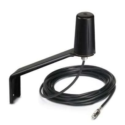 Phoenix Contact TC ANT Mobile Wall 5 m Multiband Mobile Radio Antenna with Mounting Bracket for External Mounting 5 m Antenna Cable with SMA Round Connector