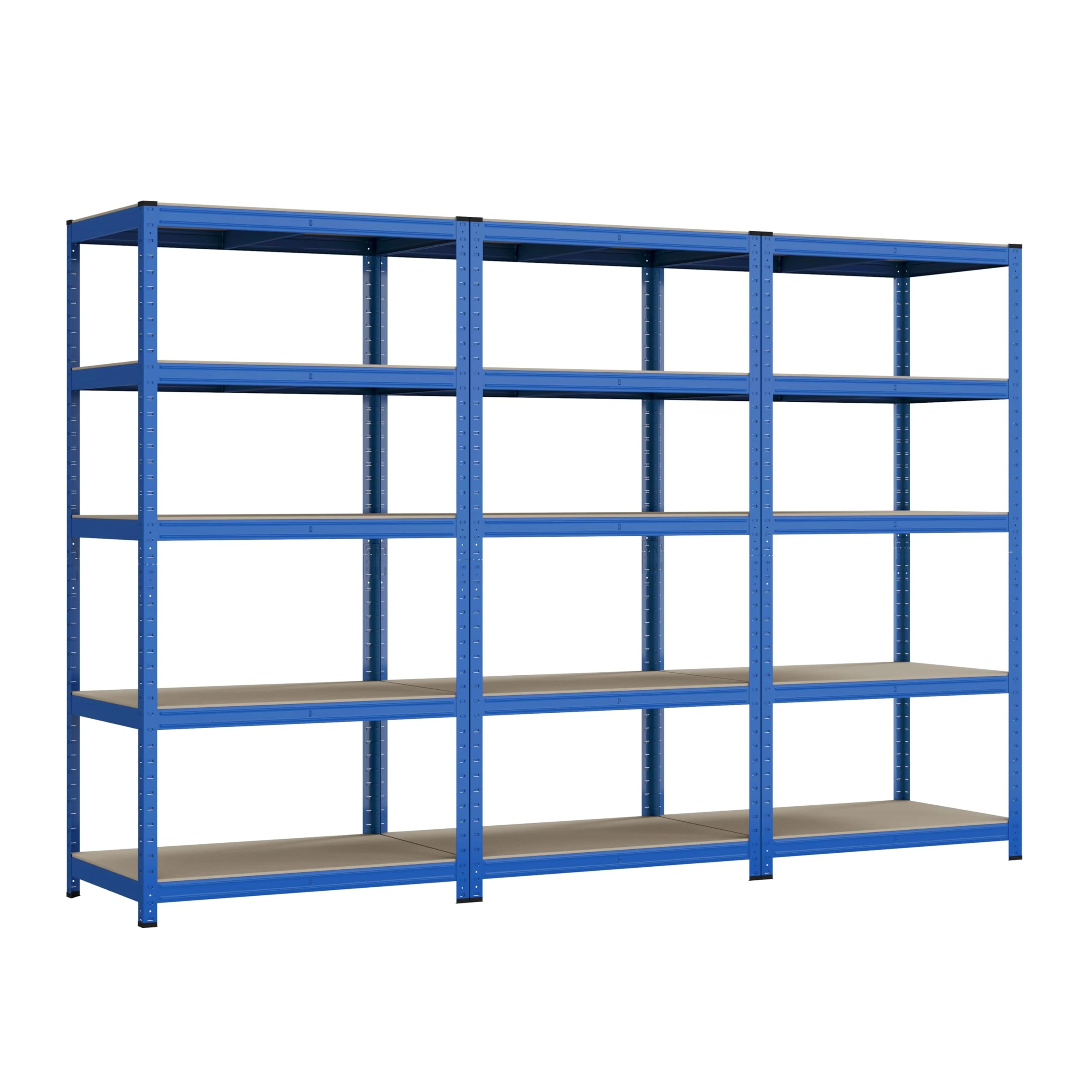 Racking Solutions Heavy Duty Garage Racking 3 Bay MEGA DEAL 200KG Per Shelf (1800mm H x 900mm W x 600mm D)