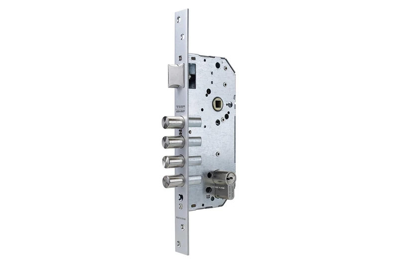 Tesa Assa Abloy R100B666C Security Lock, Chrome Steel