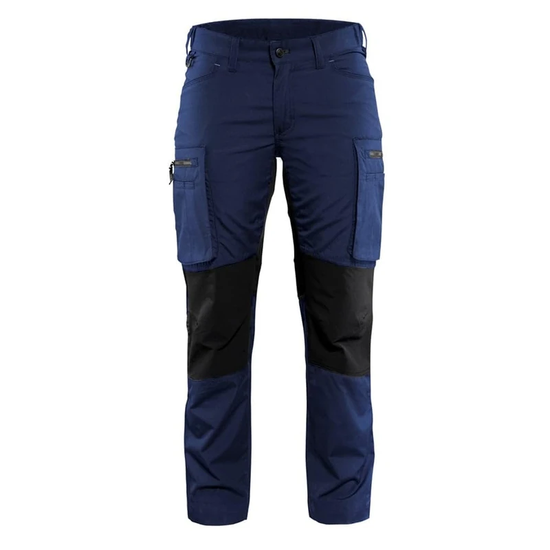 Blakläder 715918458999C46 Size C46 "Stretch" Ladies Service Trousers - Navy Blue/Black