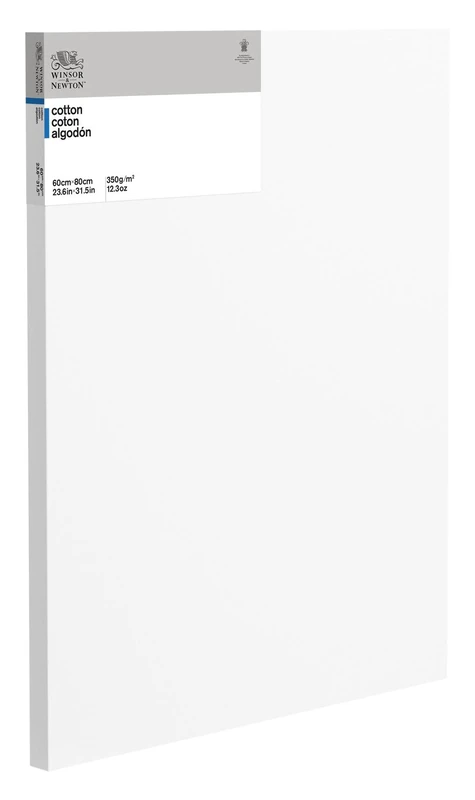 Winsor & Newton Classic 6201149 Stretcher Frame Triple Primed 350 g/m² Strip Thickness 35 mm Cotton Deep Edge 60 x 80 cm