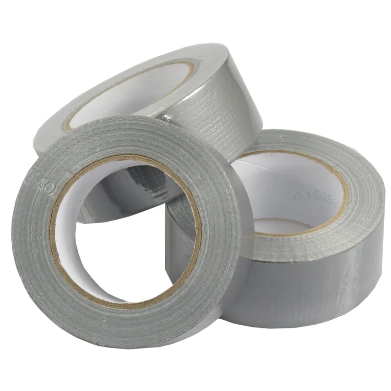 Triplast 50 mm x 50 m Strong Gaffa Duct Tape - Silver (Pack of 24)