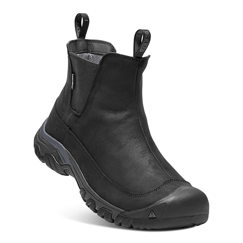 KEEN Men's Anchorage Boot 3 Waterproof Hiking Boots, Black/Raven, 9.5