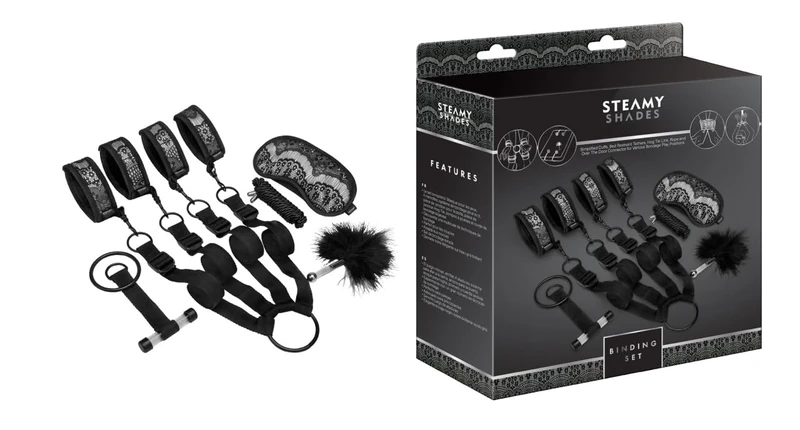 STEAMY SHADES Binding Set Black/Silver One Size