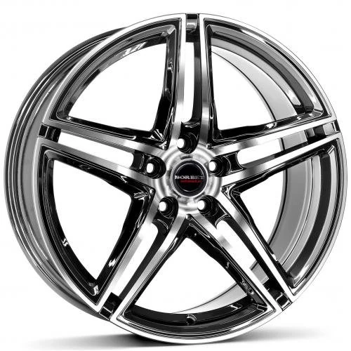 Borbet x RT 8 x 18 ET 35 Bolt Circle 5 x 112 Hub Centering 72.5 x RT 80835112572.5RF, Reflectic