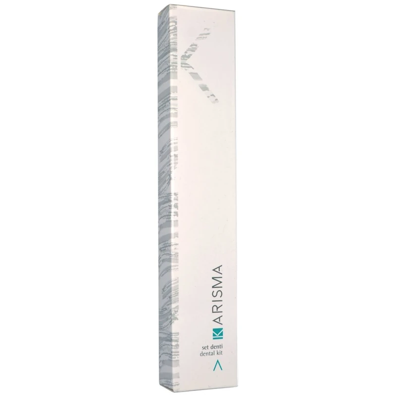Karisma KRSD Dental Kit in paper box, 1 toothbrush with cover and one toothpaste tube, 4 mL (Pack of 175) - Image 1