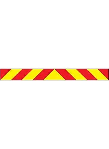 Caledonia Signs 56331 Vehicle Hazard Panel Reflective Magnetic, 1400 mm X 140 mm