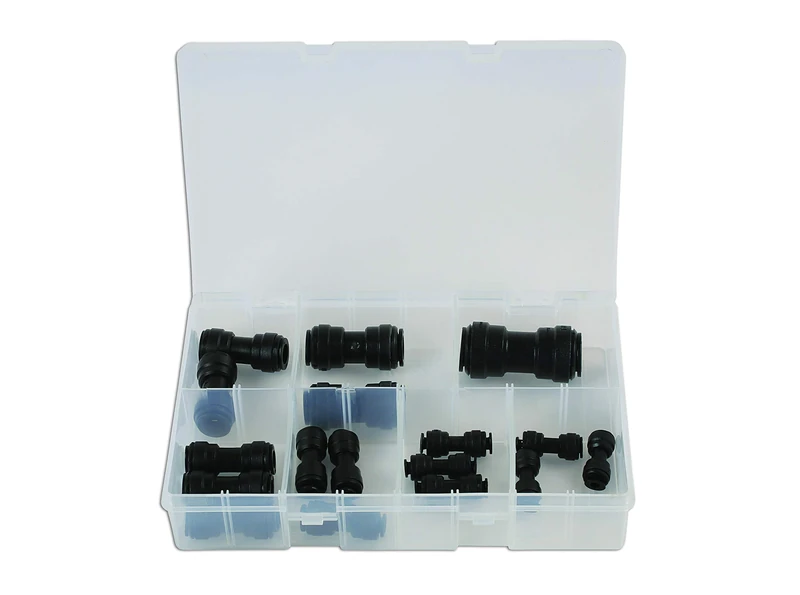 Connect 31897 Assorted Metric Push-Fit Couplings Box 17pc