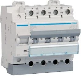 Hager mz General Automatic Switch + Permanent Surge Limiter 4 Pole 32a