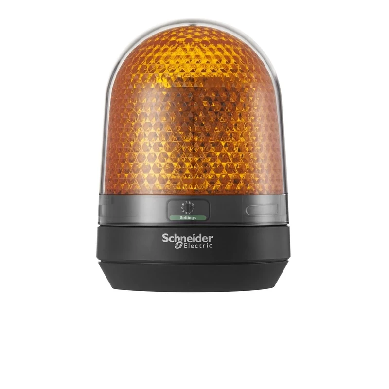 Schneider Electric Illuminated beacon without buzzer, orange, Ø100, integral LED, 48 V DC