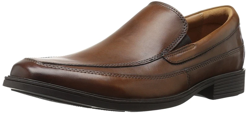 Clarks Men's Kippfrei Loafer, Dark Tan, 9.5 UK