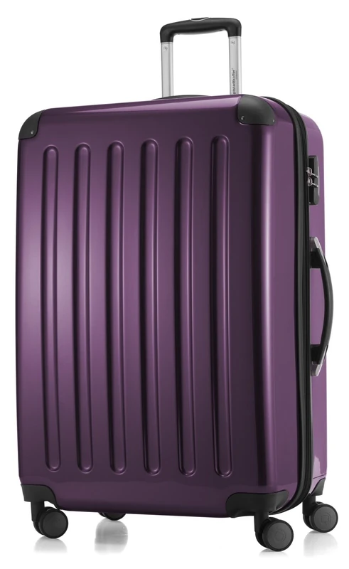 HAUPTSTADTKOFFER - Alex - Luggage Suitcase Hardside Spinner Trolley Expandable 28", Purple