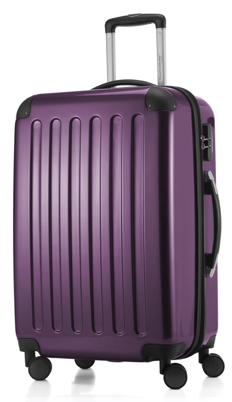 HAUPTSTADTKOFFER - Alex - Luggage Suitcase Hardside Spinner Trolley Expandable 24", Purple