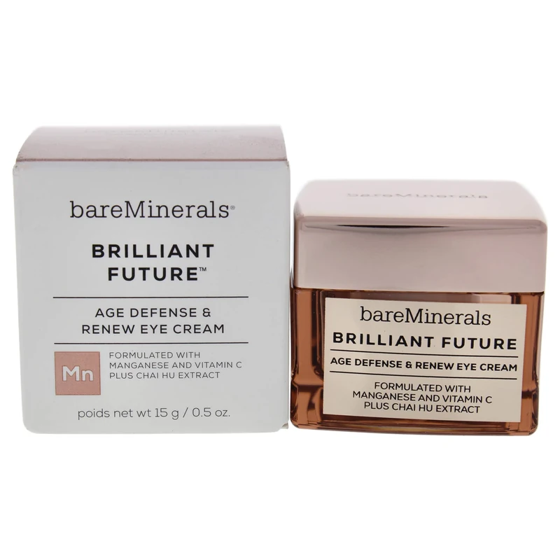 Brilliant Future Age Defense and Renew Eye Cream by bareMinerals for Unisex - 0.5 oz Cream, I0096118