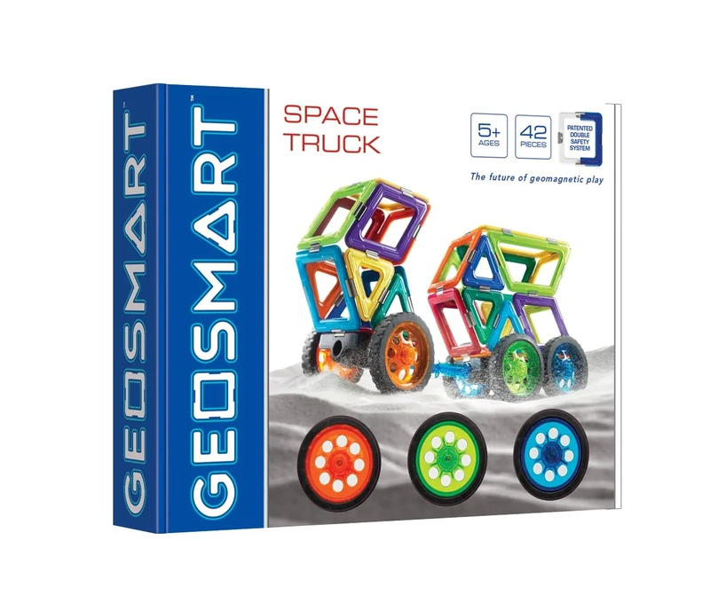 GeoSmart - Space Truck, Magnetic Construction Set, 42 pieces, 5+ Years