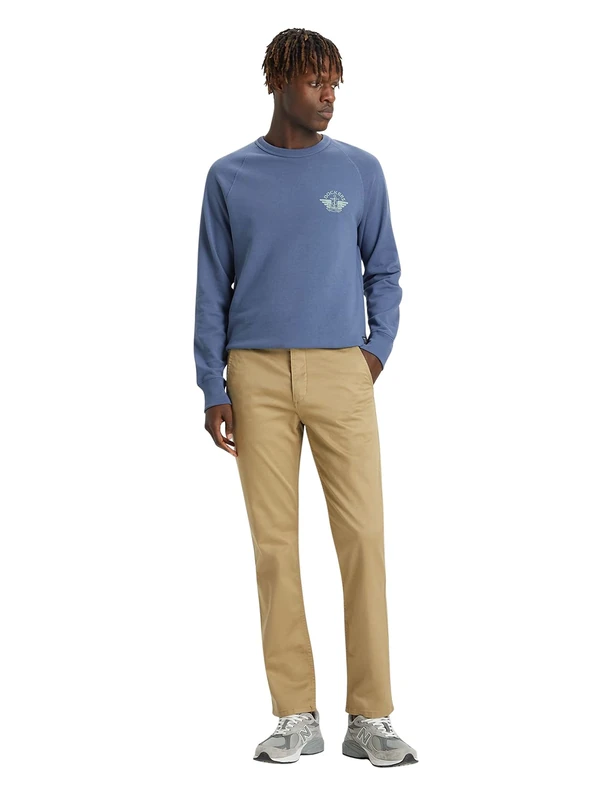 Dockers Men's Alpha Original Khaki Slim Stretch Pants - Brown