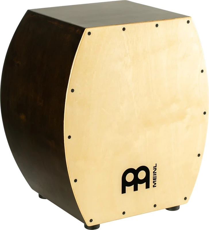 Meinl Percussion Jumbo Arch Bass Cajon - Big, bulbous Drum Box with Snare and very deep Bass - Playing Surface Maple, Vintage Wine Barrel (SUBCAJ8VWB-M)