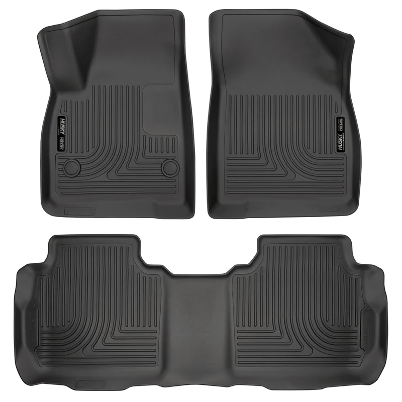 Husky Liners 99141 Black Front and 2nd Seat Floor Liner (Fits 17-17 XT5/Acadia)