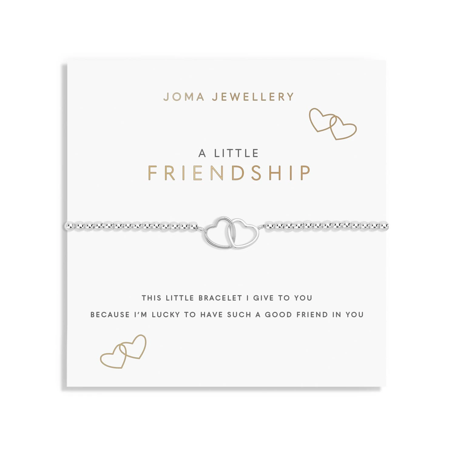 Joma Jewellery A Little Friendship Bracelet | A Little Means A Lot | A Thoughtful Gift To Share With A Special Friend