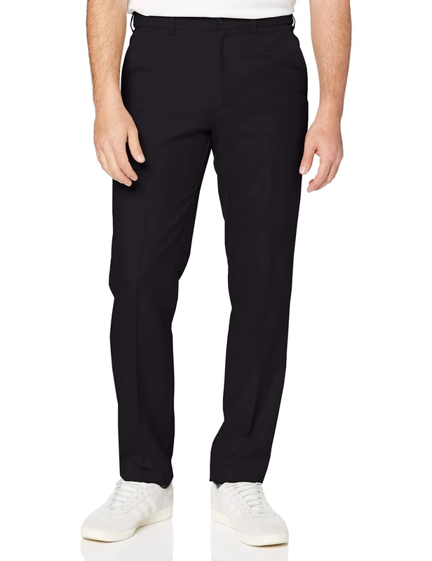 Farah Classic Men's Roachman Trousers, Black, X-Large (Manufacturer Size:38/31)