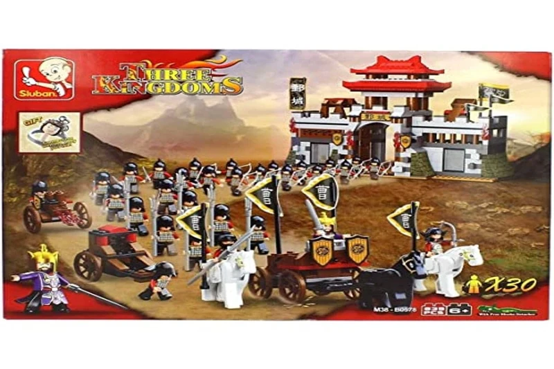 Sluban SlubanM38-B0578 M38-B0578 Three Kingdoms The Fight Building Bricks Set, Multicolored