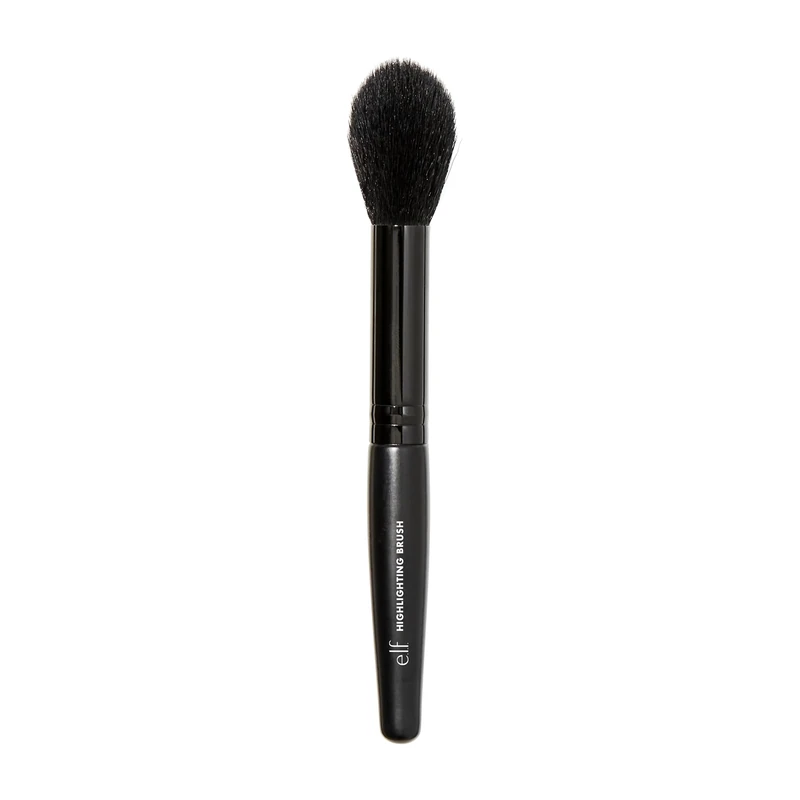 e.l.f. Highlighter Brush, Soft, Tapered Make-up Brush to Highlight & Strobe, Gives Skin an Illuminating Glow, Vegan & Cruelty-Free