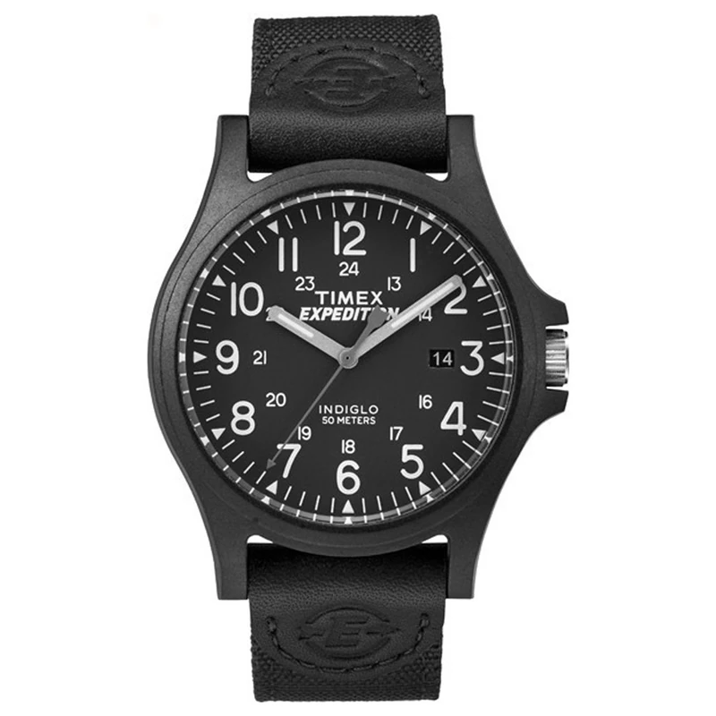 Timex Men's Expedition Analog Display Analog Quartz Black Watch TW4B08100