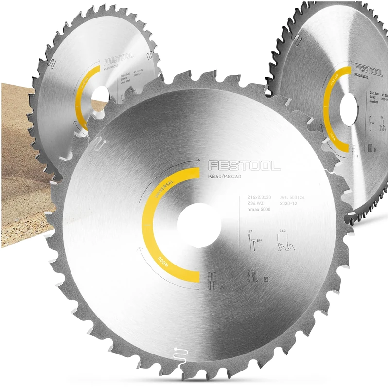 Festool Saw blade WOOD UNIVERSAL HW 216x2,3x30 W36