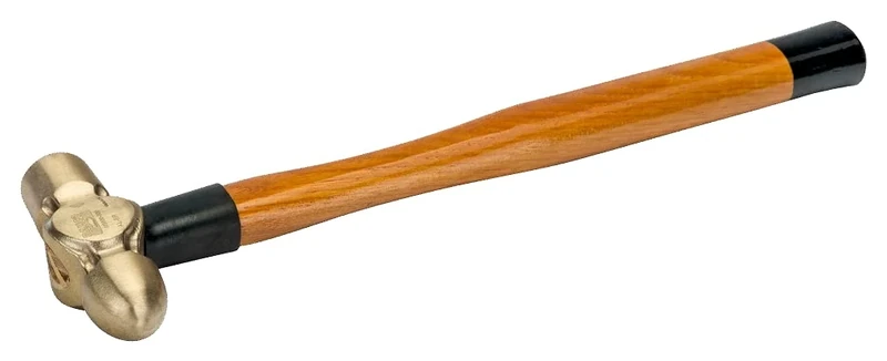 Bahco NS506-450 Ball Pein Hammer with Hickory Handle, Multi-Colour, 450 G