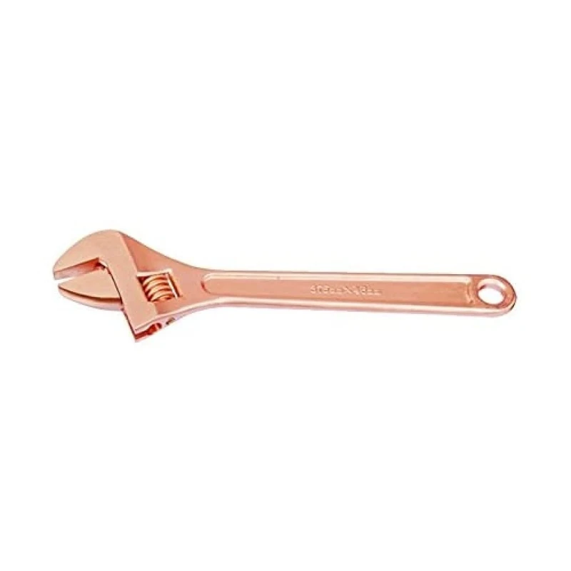 Bahco NSB001-200 Beryllium Copper Adjustable Wrench, Bronze, 200 mm