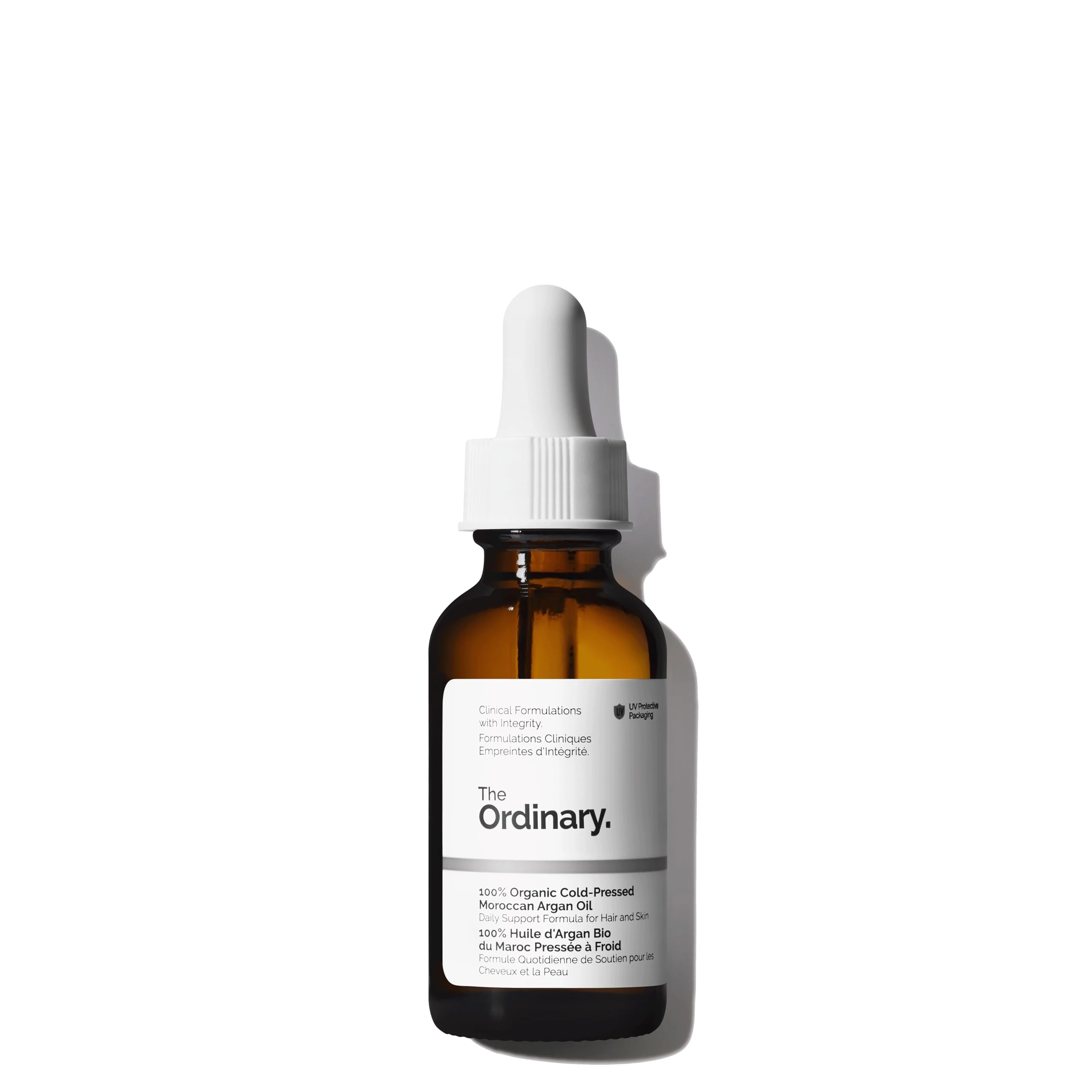 The Ordinary 100% Organic Cold-Pressed Moroccan Argan Oil, Nourishing and Hydrating Treatment for Skin & Hair, 30ml