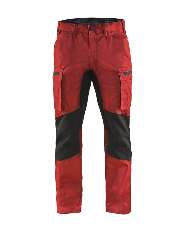 Blakläder 145918455699C48 Size C48 "Stretch" Service Trousers - Red/Black