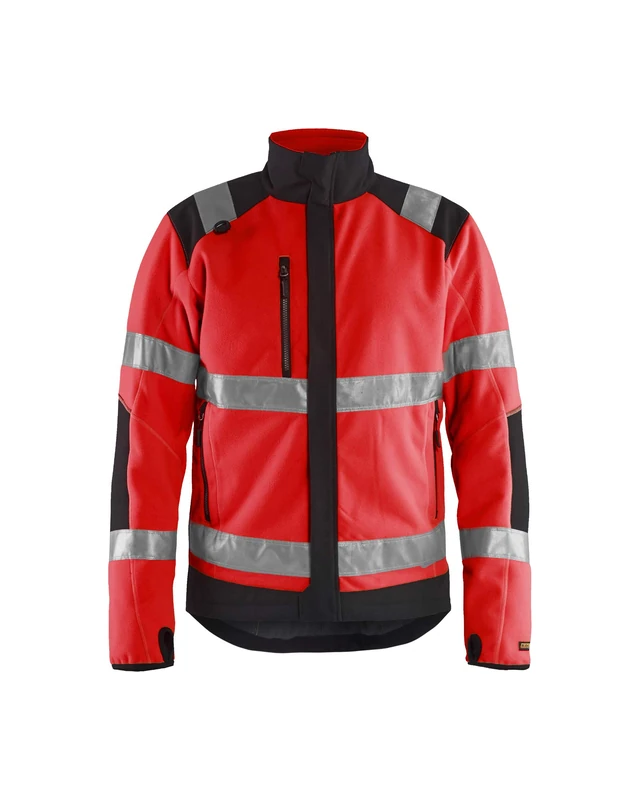 Blakläder 488825245599XXXL Size 3X-Large High Vis-Fleece Jacket - Red/Black