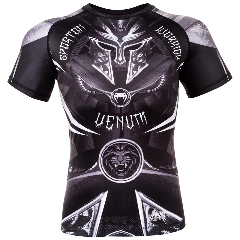 Venum, Gladiator 3.0 Rashguard, Men's, XXL, Black/White