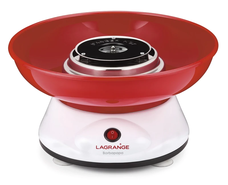 LAGRANGE LA379003 Barbapapa 400 Watt Candy Floss Machine Red/White, Stainless Steel