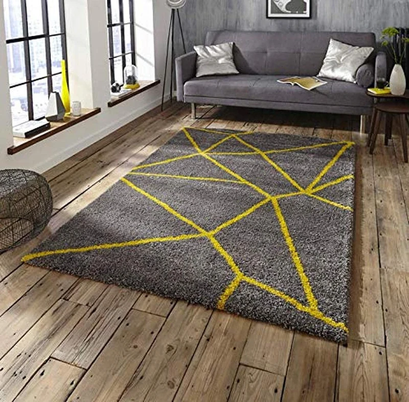 Think Rugs, Royal Nomadic 5746 Grey/Yellow - 160 x 230 - Image 1