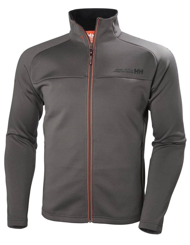 Helly Hansen Men's Hydropower Race Inspired Fleece Jacket, 735 Dark Gull Grey, Small