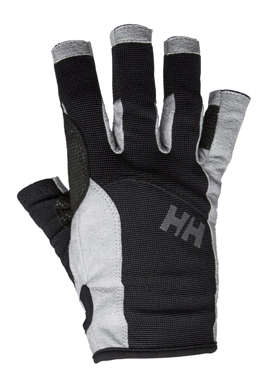Helly Hansen Unisex Sailing Glove Short, Black, XS
