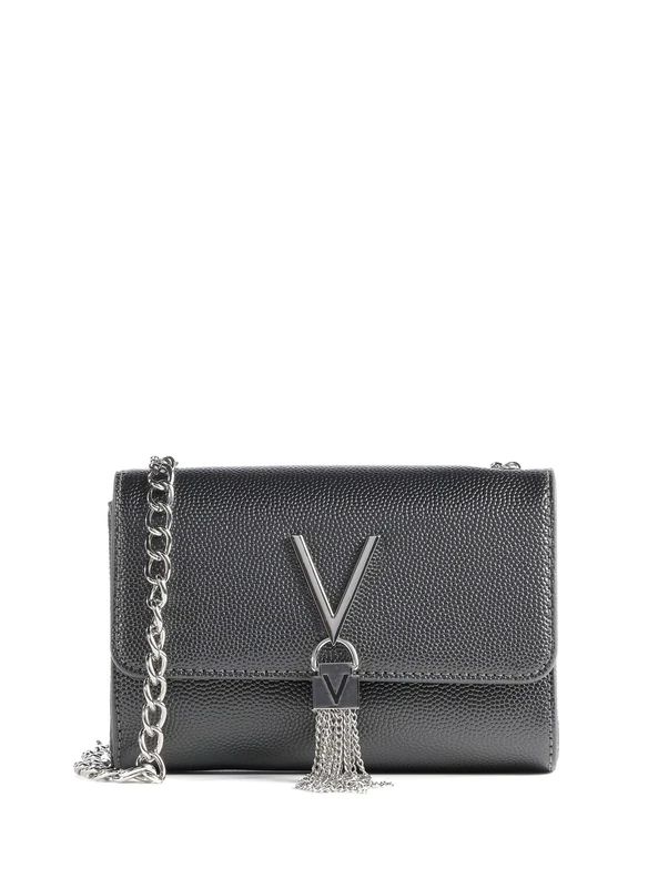 Valentino by Mario Valentino Womens VBS1R403G Divina Clutch Black (NERO)