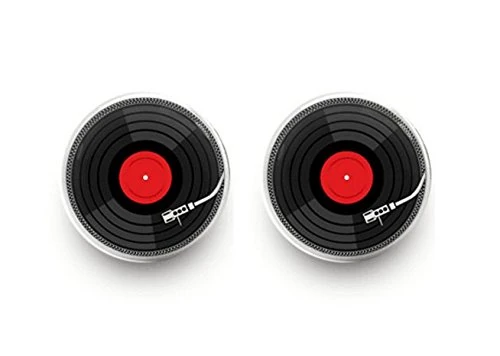 Vinyl Record Retro Music DJ Earrings Stud Jewelry