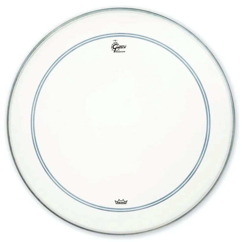 Gretsch Drumhead - Bass Drum Head - Powerstroke - white - 20" - GRDHCP20K