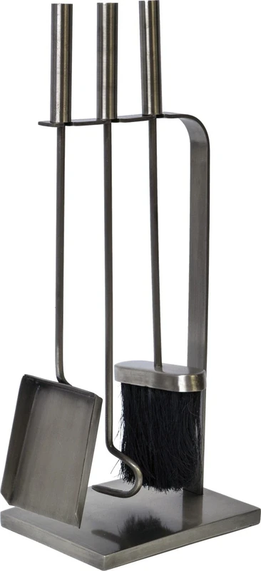 Ivyline PHRFS 50 cm Pewter Fire Set - Silver (3-Piece)